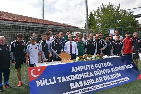 ŞAHİNBEY BELEDİYESİ AMPUTE MİLLİ TAKIMINI AĞIRLIYOR